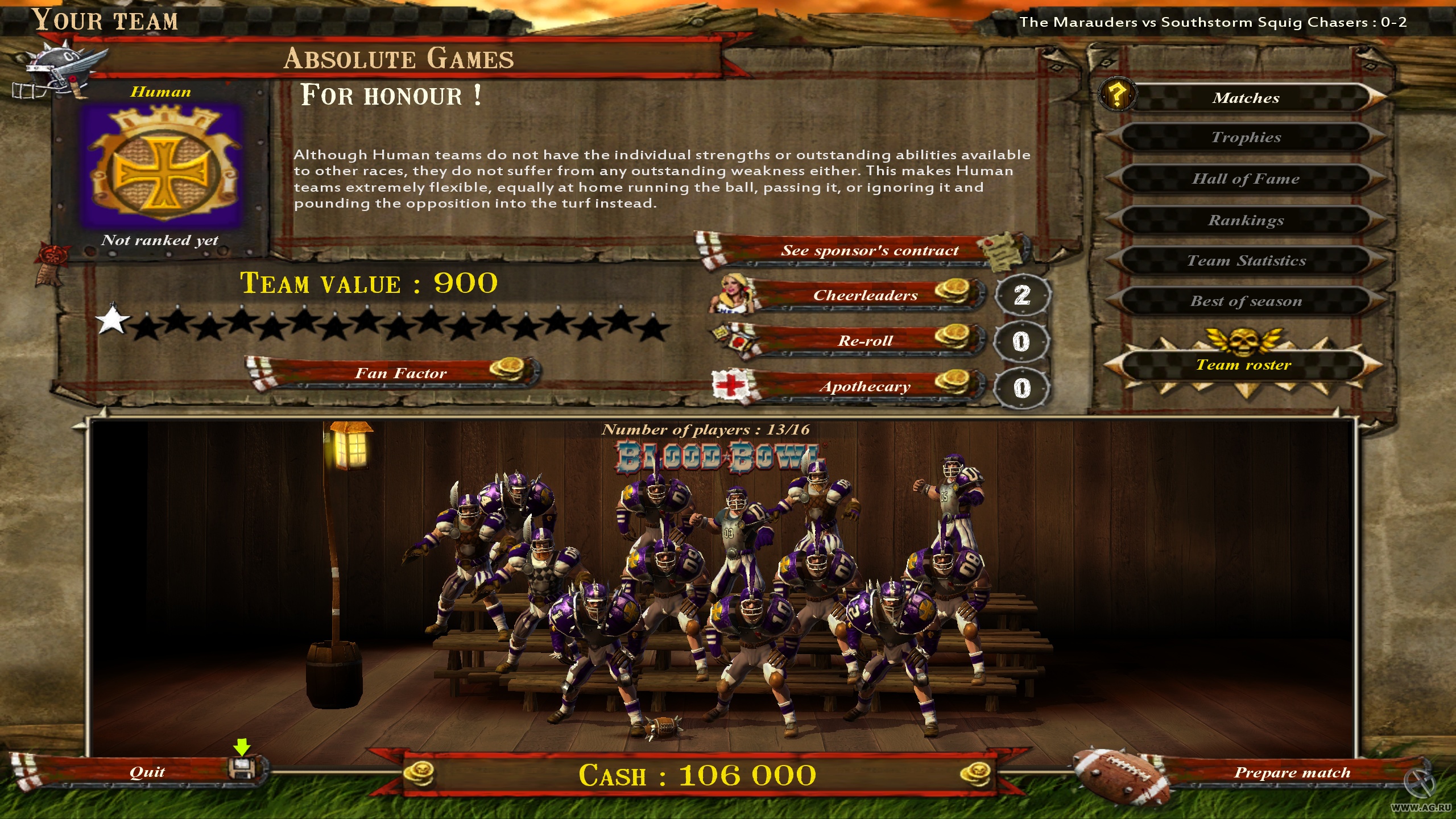 Скриншот из игры Blood Bowl - 75