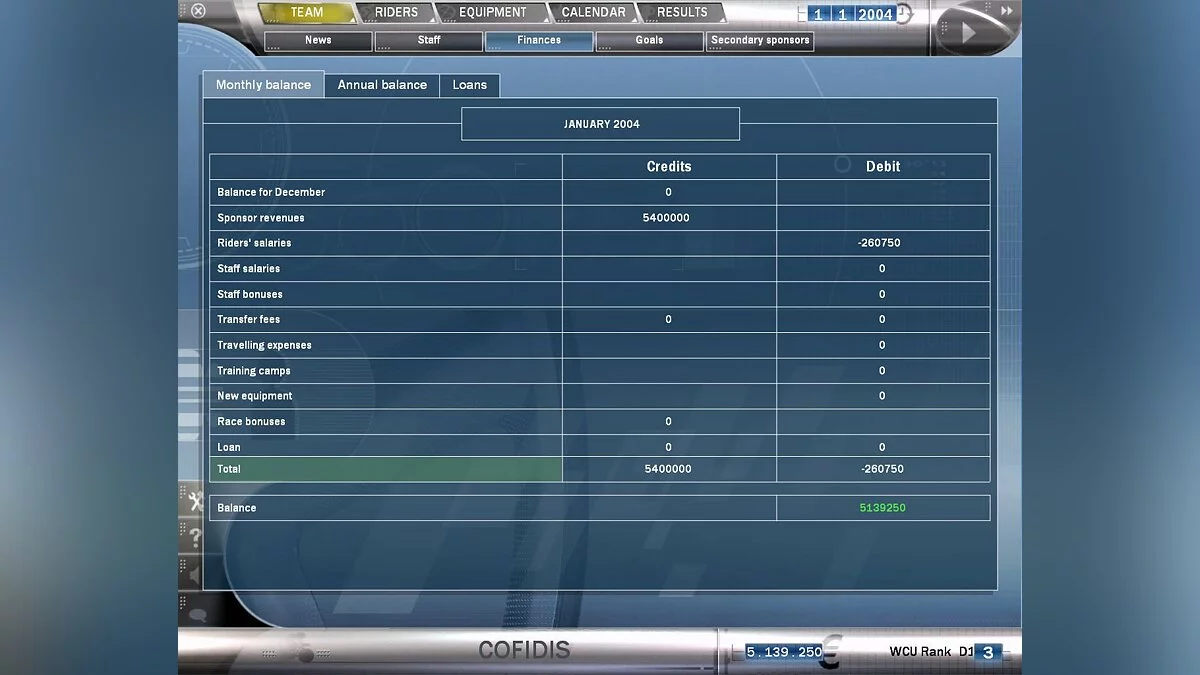Скриншот из игры Cycling Manager 4 - 13