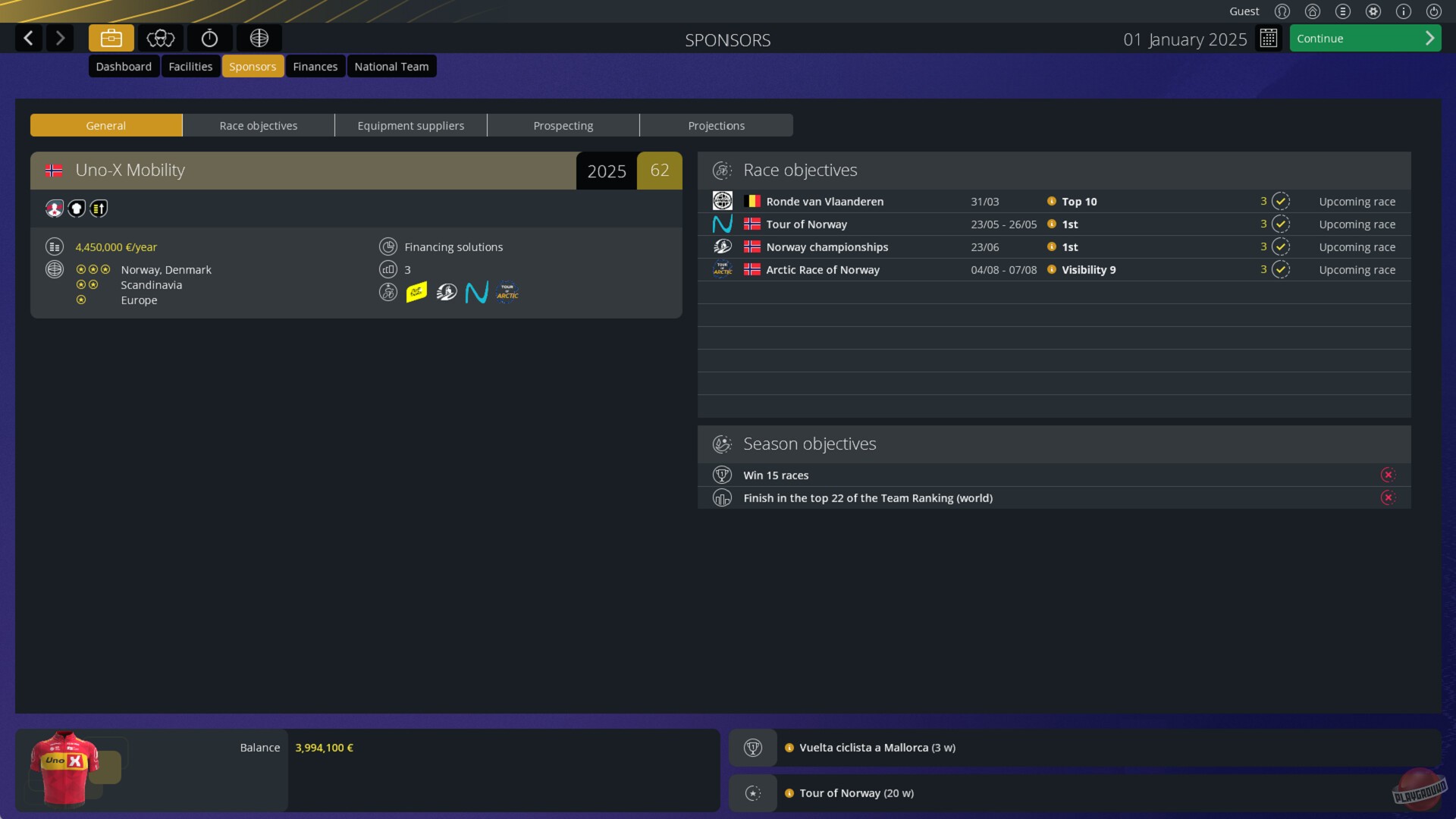 Скриншот из игры Pro Cycling Manager 25 - 19