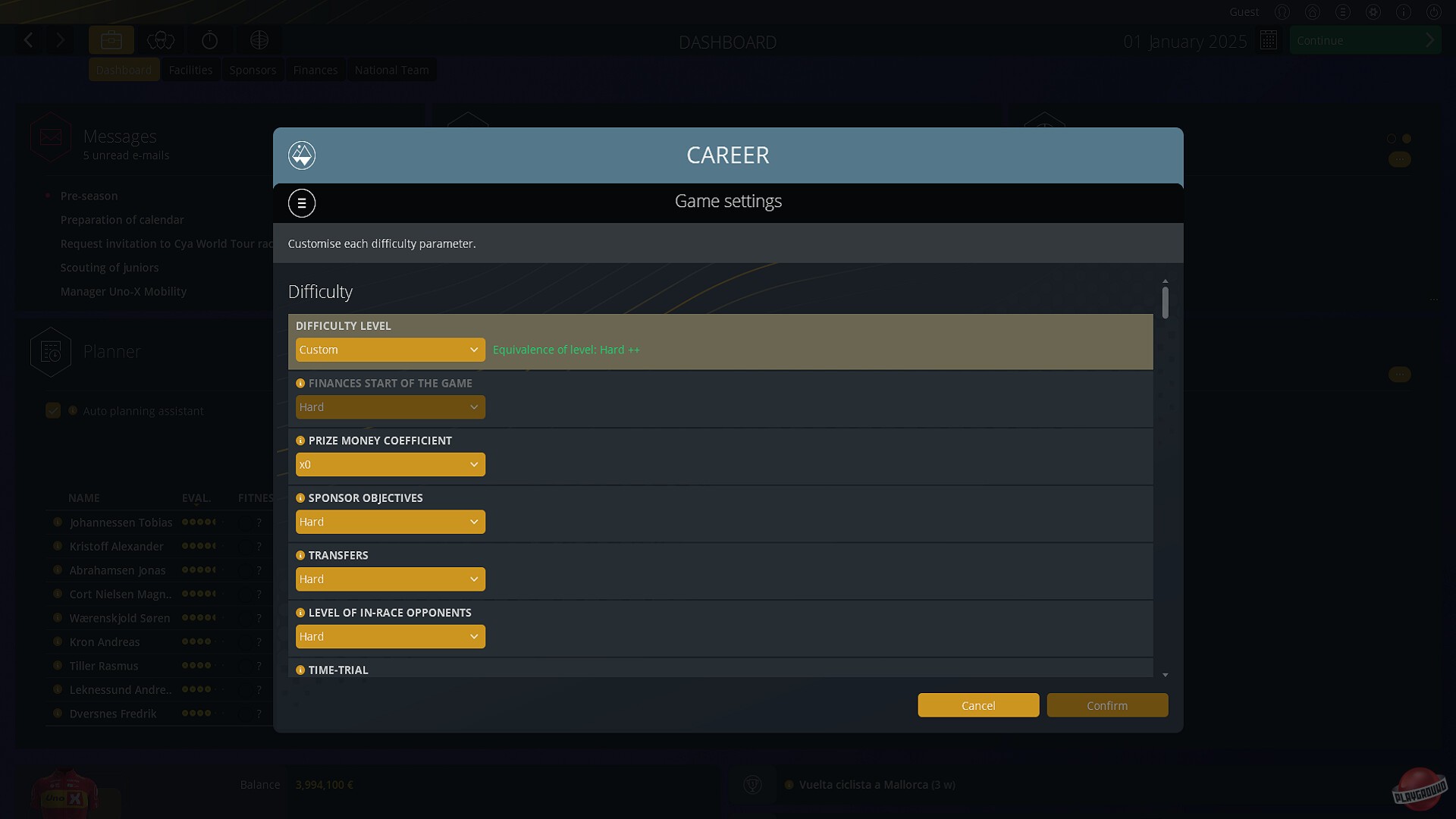 Скриншот из игры Pro Cycling Manager 25 - 6