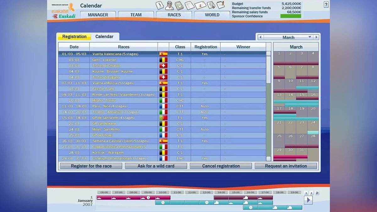 Скриншот из игры Pro Cycling Manager Season 2007 - 11