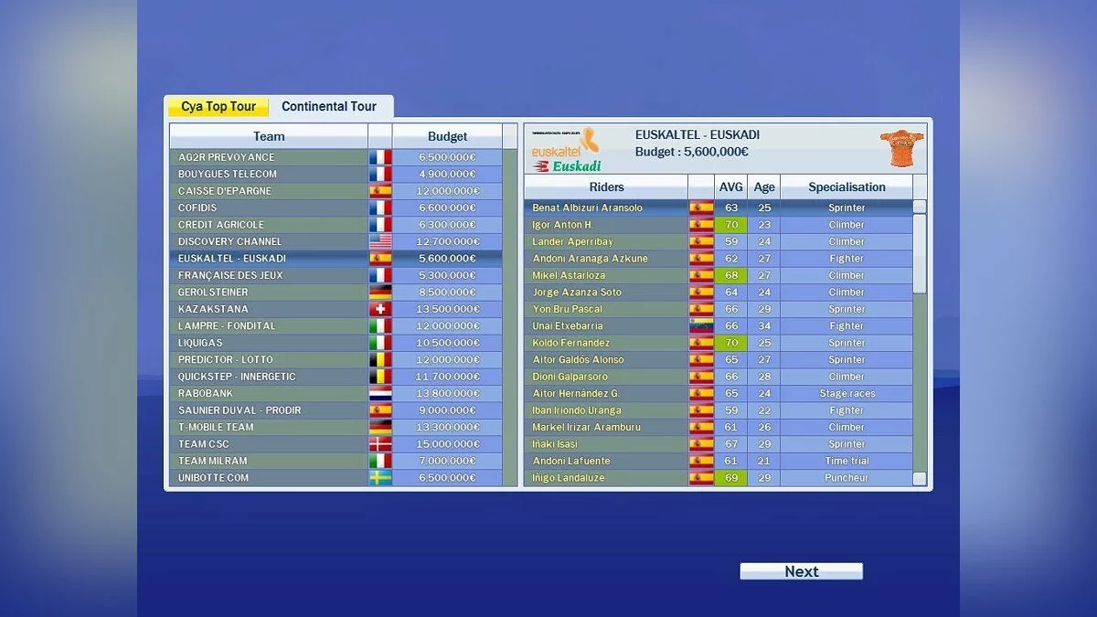 Скриншот из игры Pro Cycling Manager Season 2007 - 13