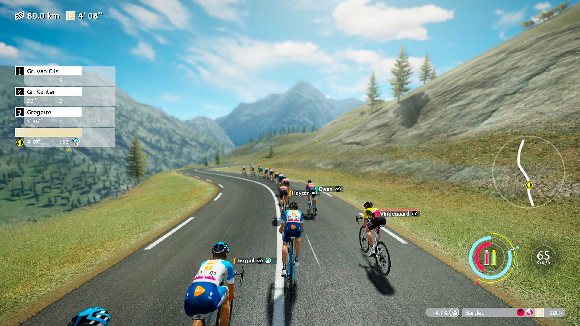 Скриншот из игры Tour de France 2024 - 3