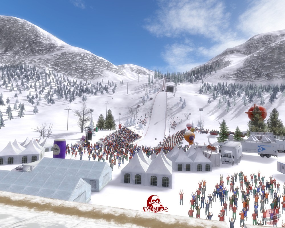 Скриншот из игры Wintersport Pro 2006 - 1
