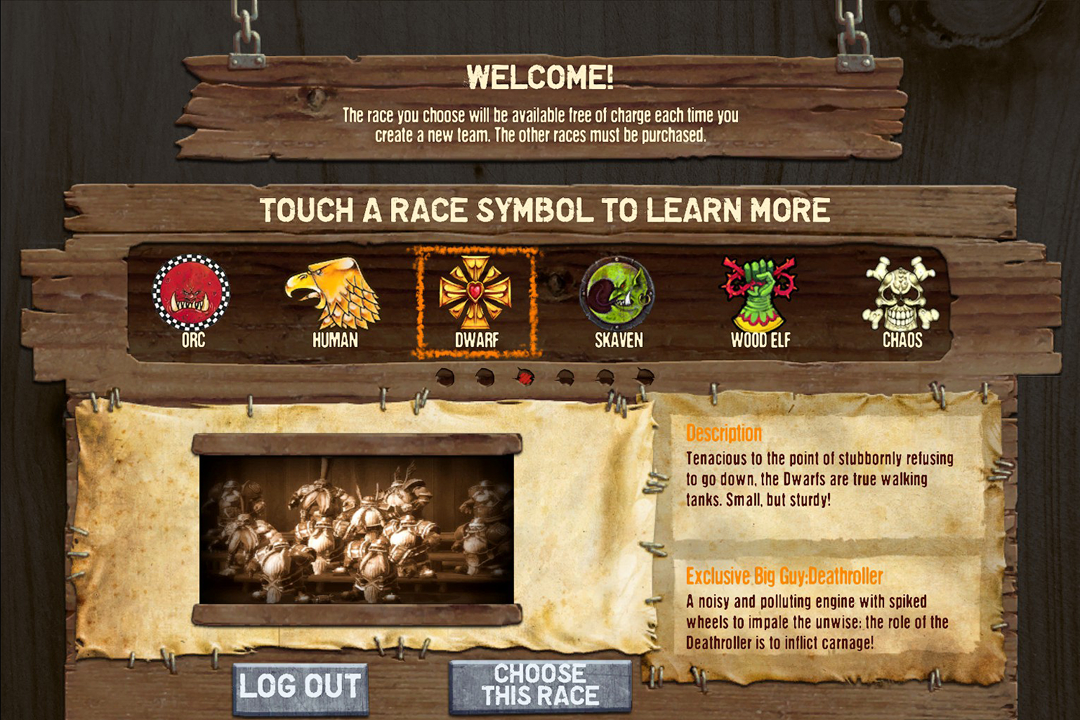Скриншот из игры Blood Bowl: Star Coach - 1