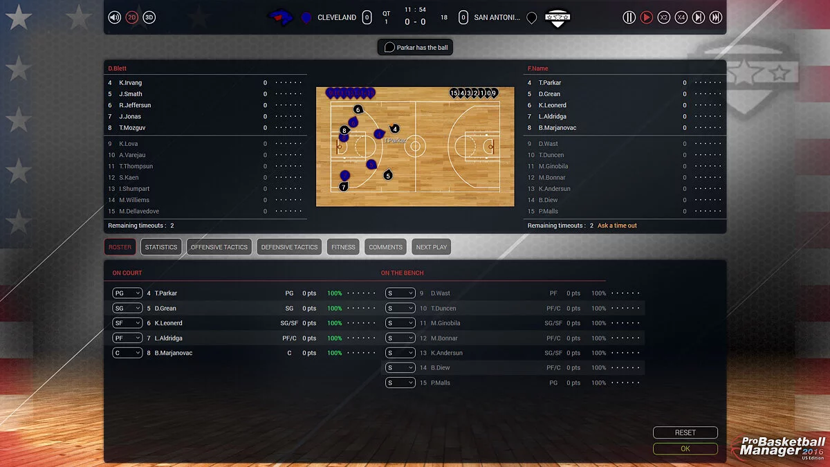 Скриншот из игры Pro Basketball Manager 2016 - 6