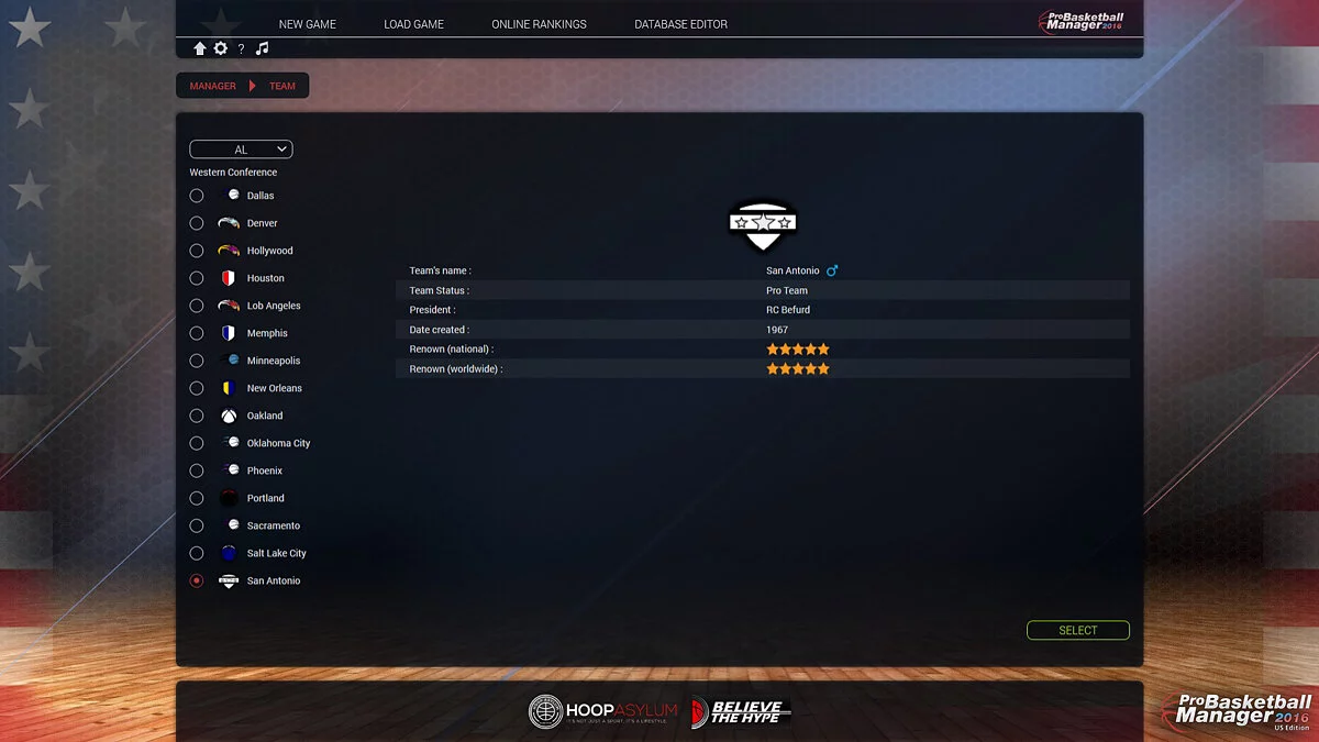 Скриншот из игры Pro Basketball Manager 2016 - 2
