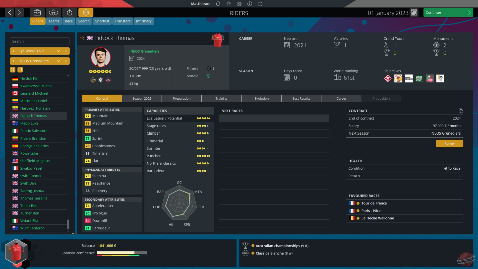 Скриншот из игры Pro Cycling Manager 2023 - 8