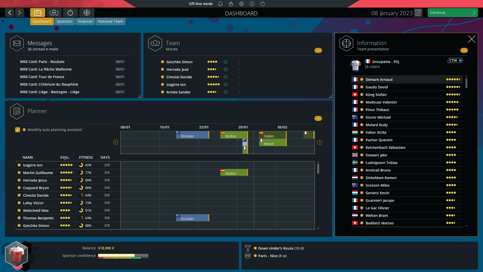 Скриншот из игры Pro Cycling Manager 2023 - 20