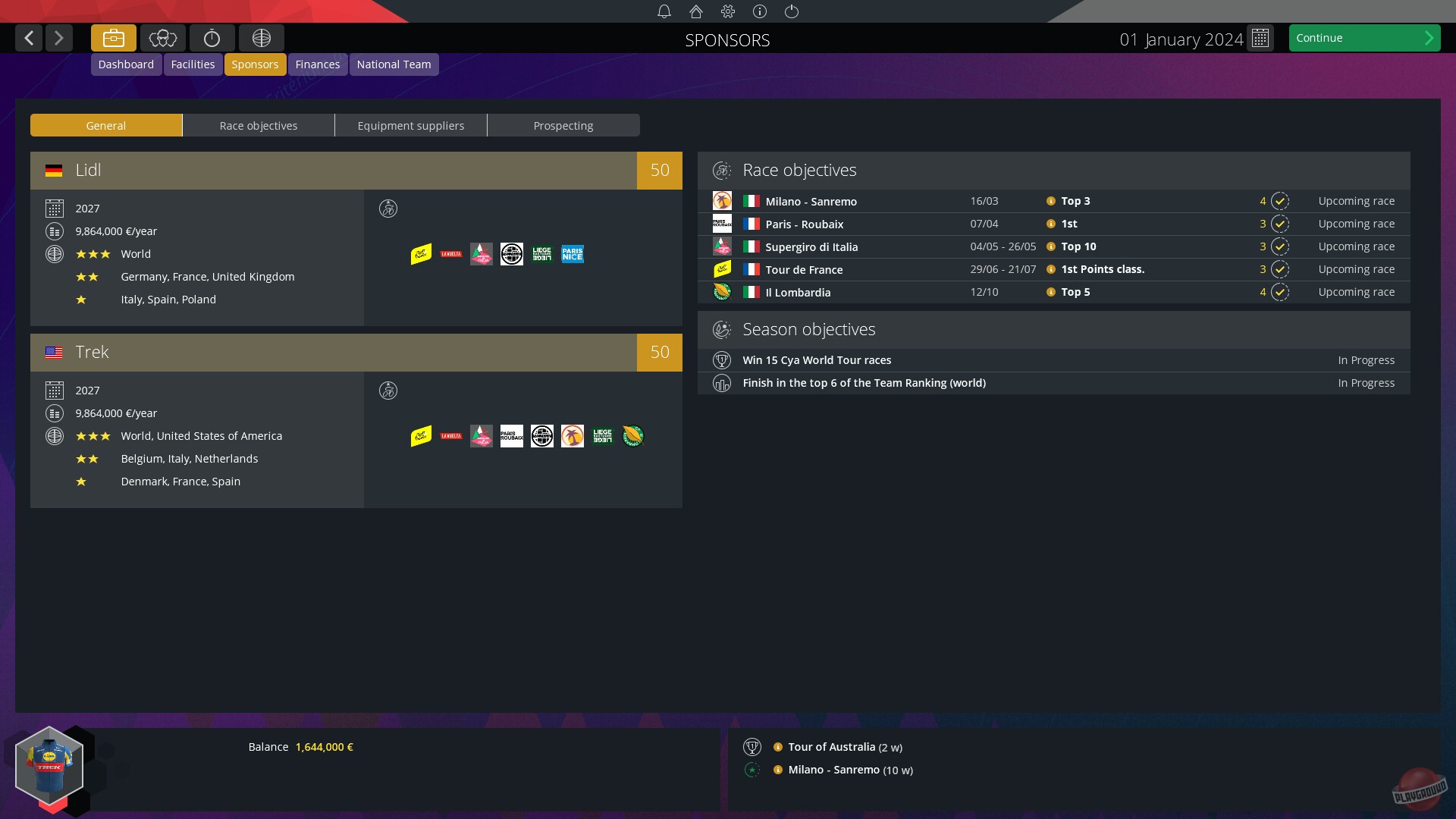 Скриншот из игры Pro Cycling Manager 2024 - 11