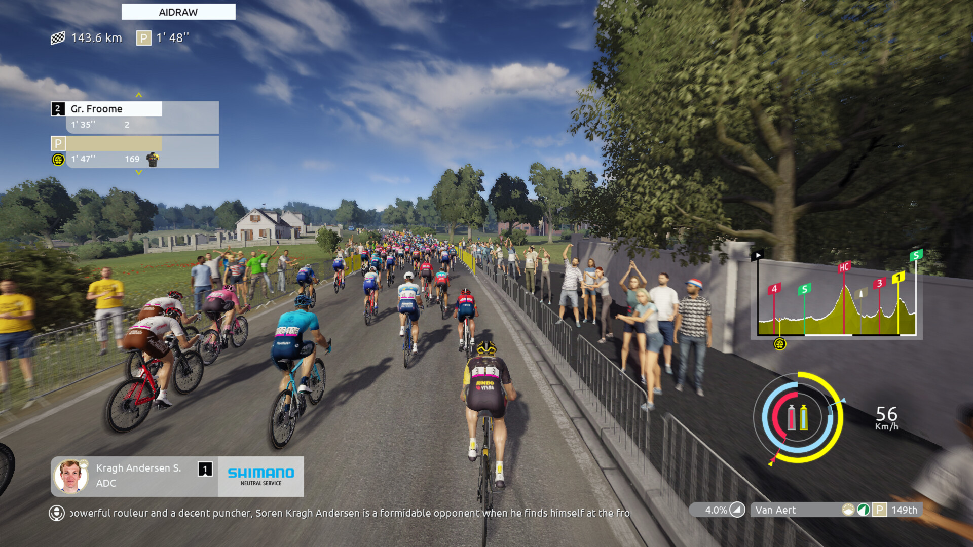 Скриншот из игры Tour de France 2023 - 1