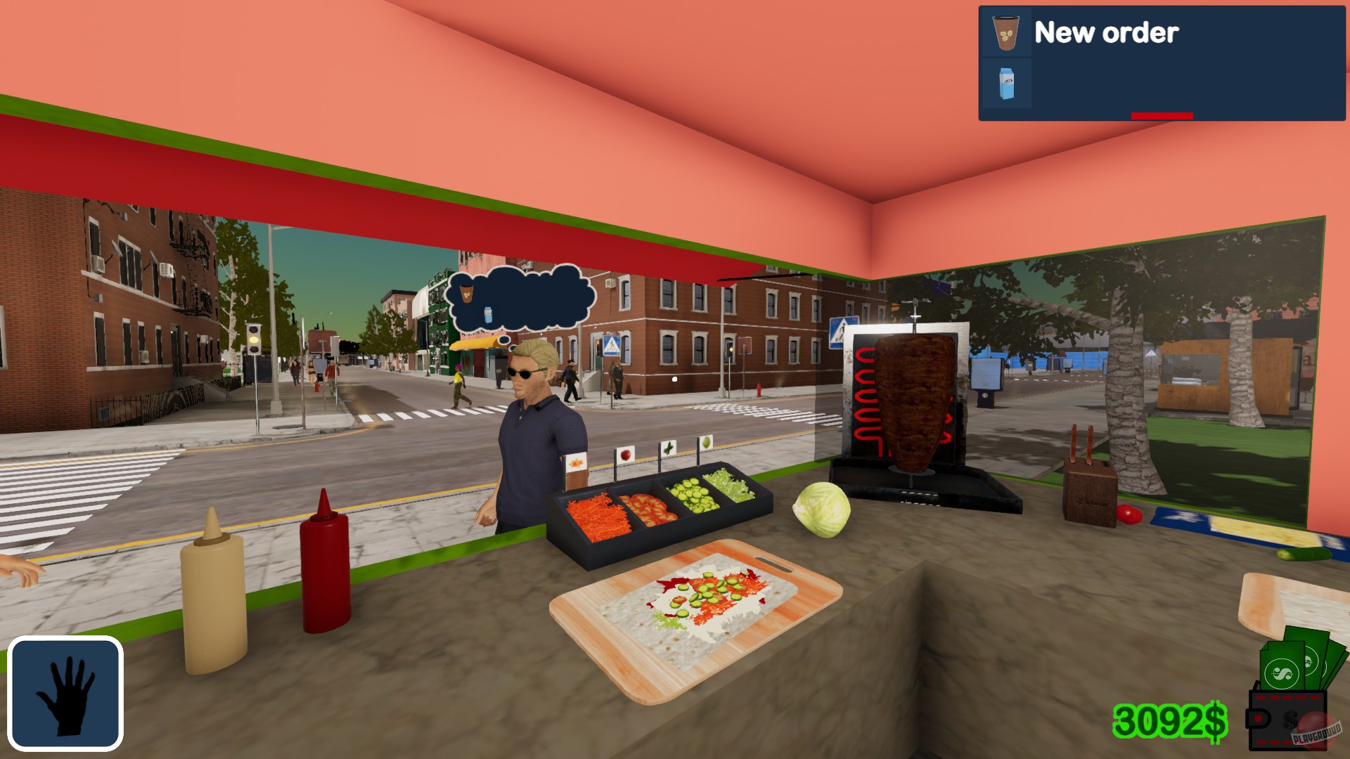 Скриншот из игры Fast Food Manager - 1