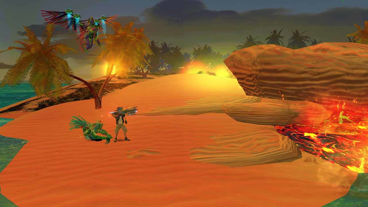 Скриншот из игры Aliens In Paradise - 1