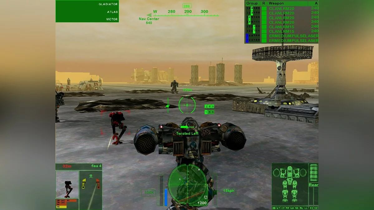Скриншот из игры MechWarrior 4: Mercenaries - 12