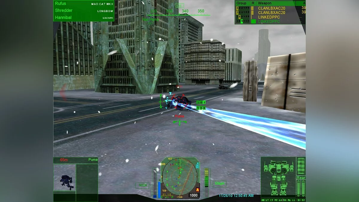 Скриншот из игры MechWarrior 4: Mercenaries - 11