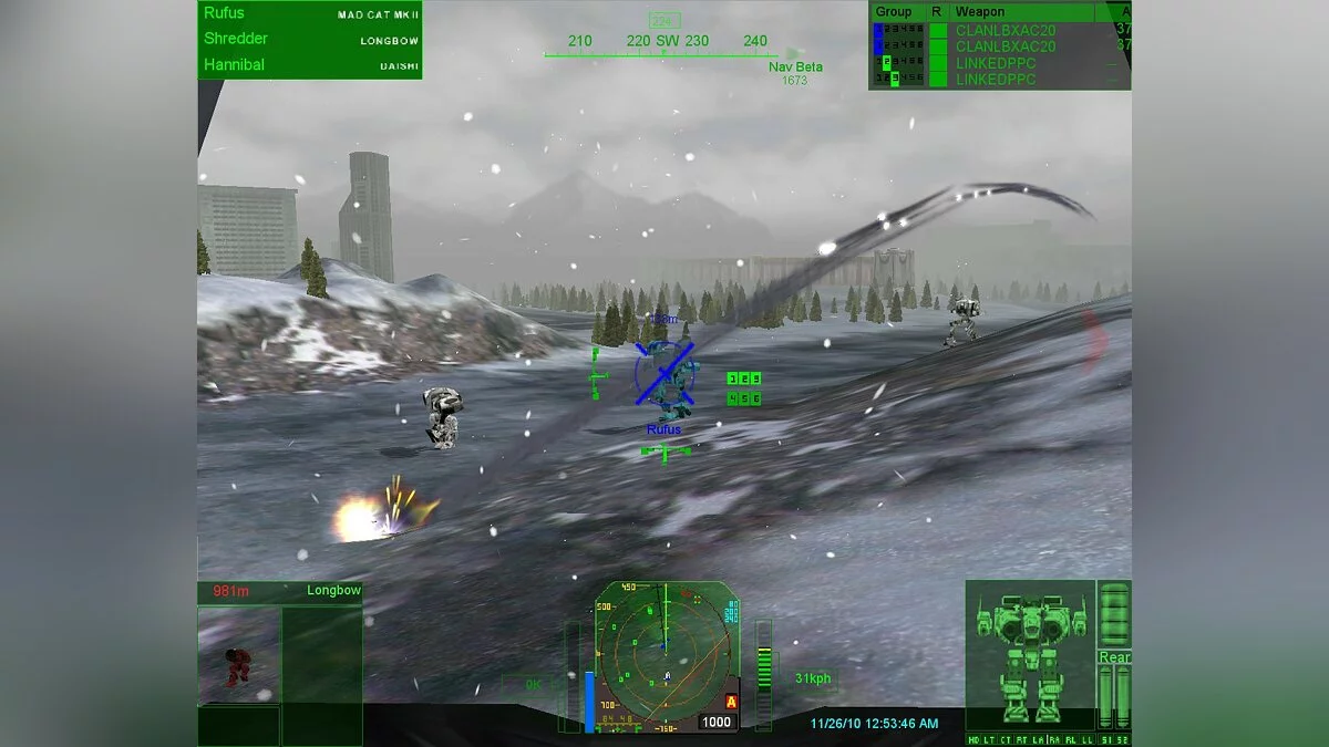 Скриншот из игры MechWarrior 4: Mercenaries - 15
