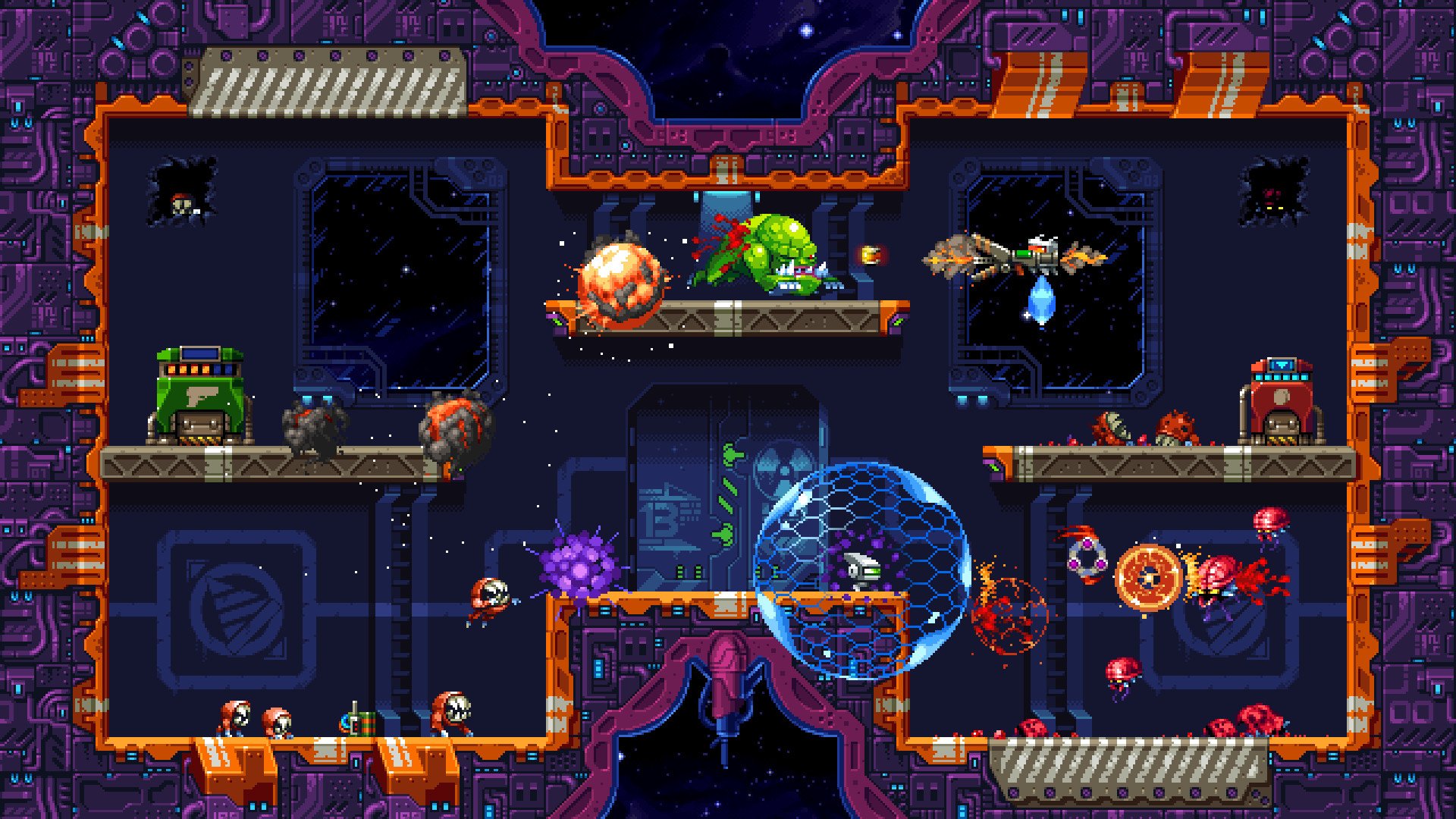 Скриншот из игры Super Mutant Alien Assault - 1