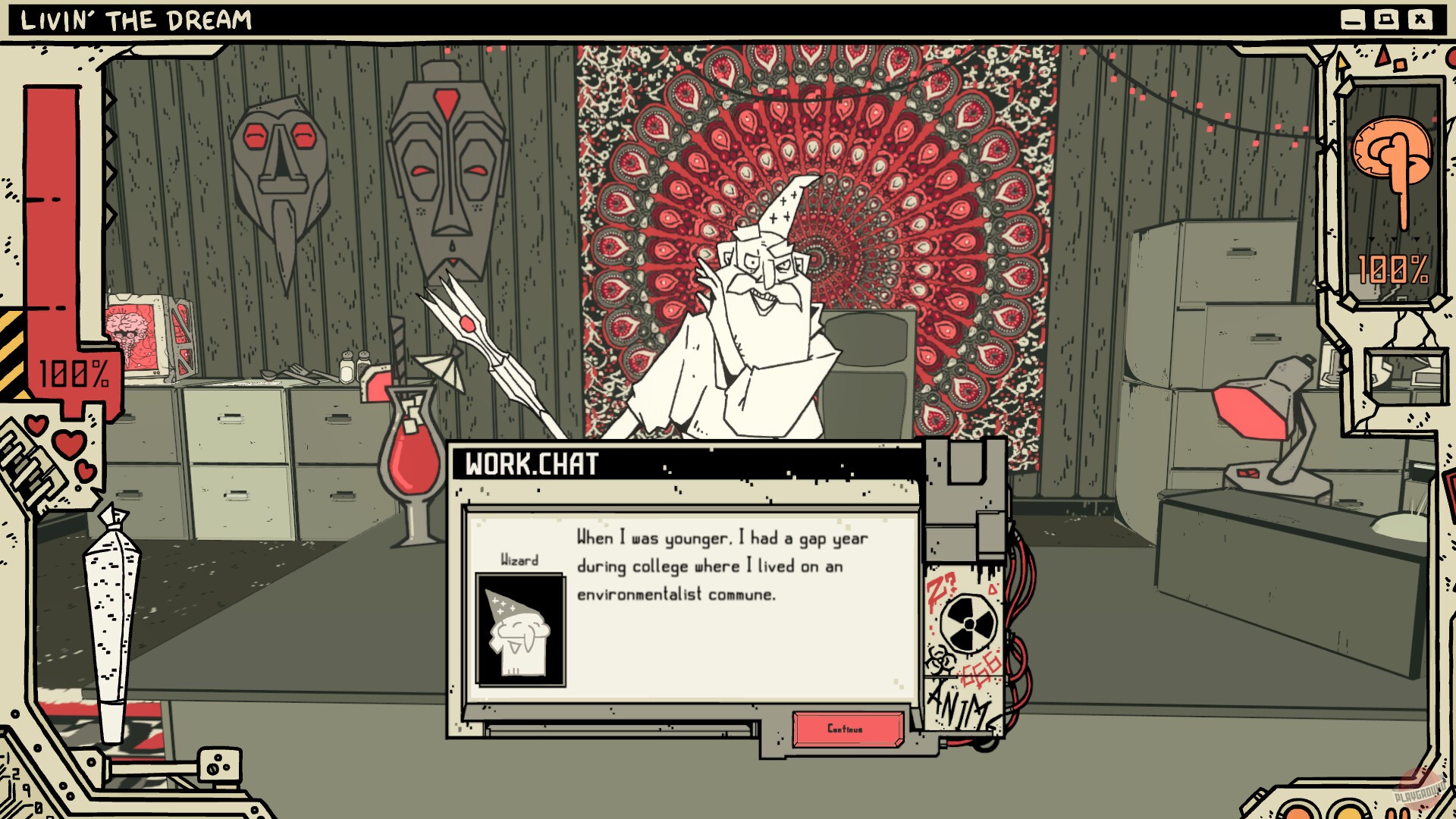 Скриншот из игры CYBRLICH and the Death Cult of Labor - 4
