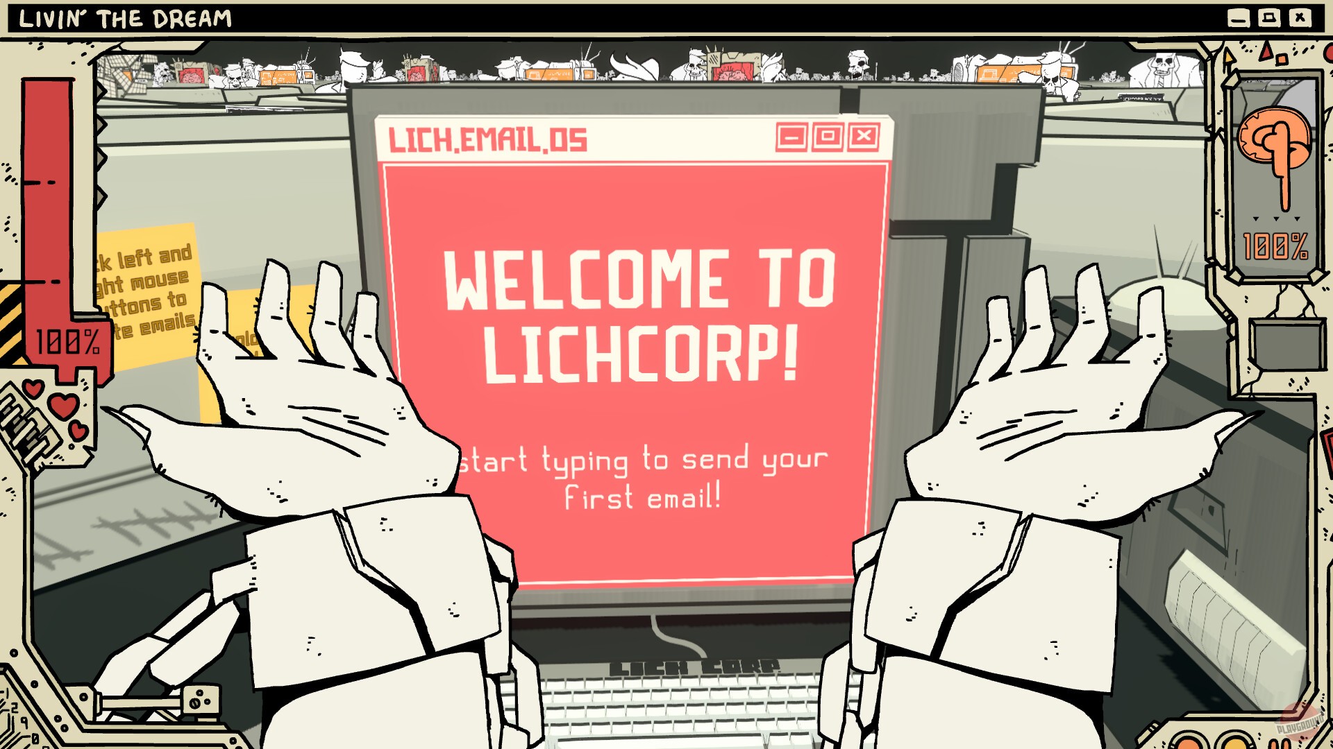 Скриншот из игры CYBRLICH and the Death Cult of Labor - 9