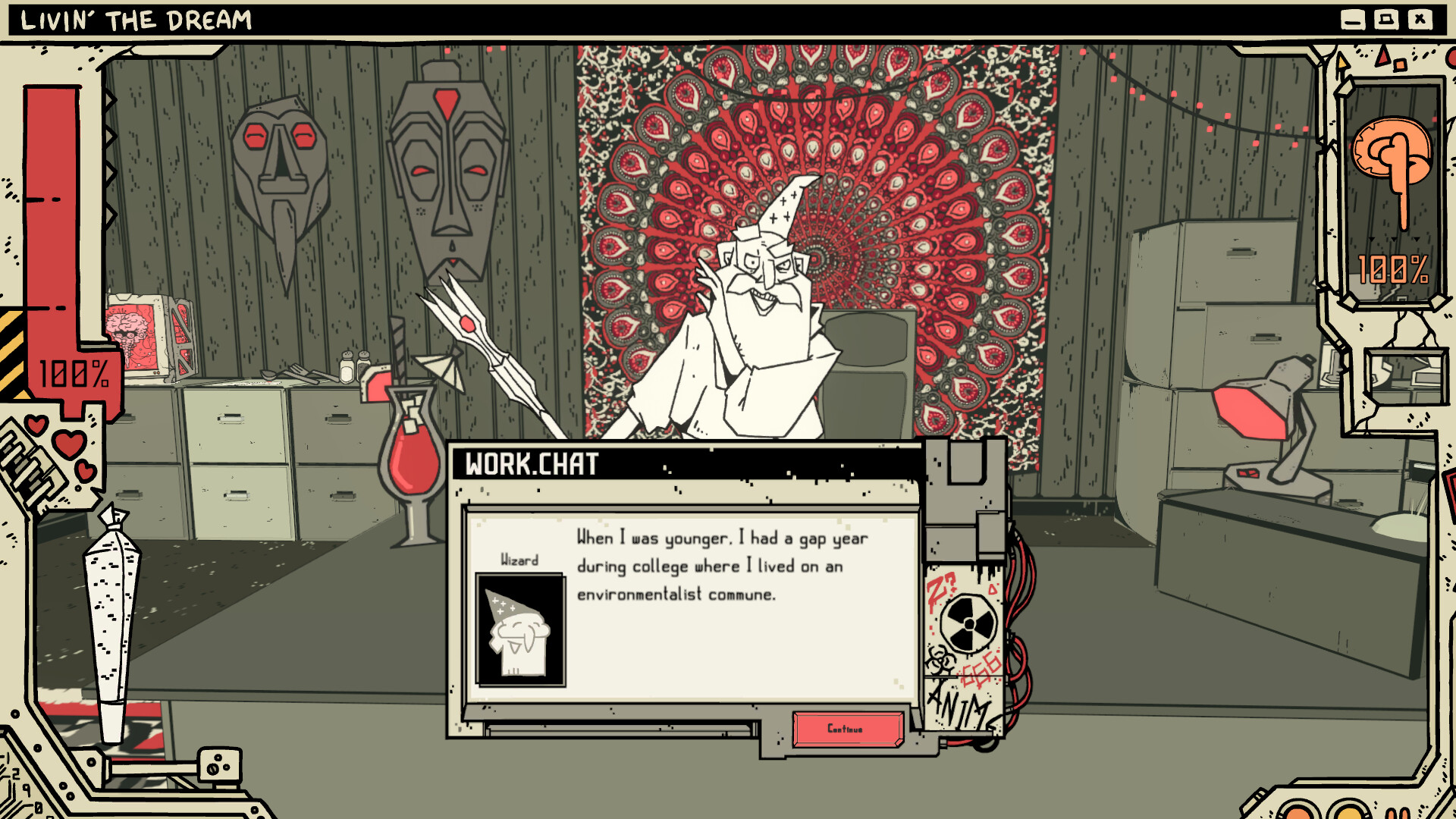 Скриншот из игры CYBRLICH and the Death Cult of Labor - 2