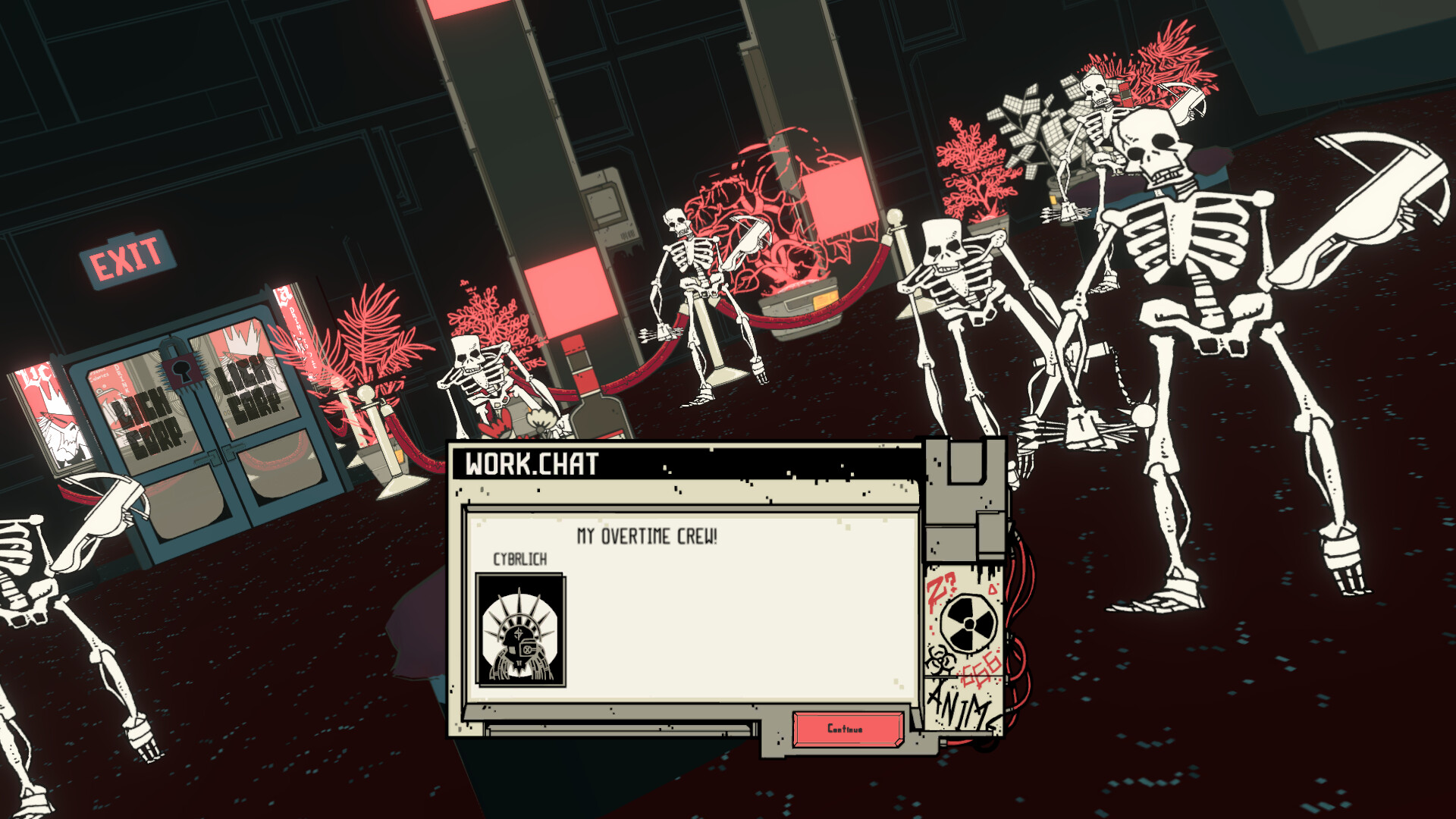 Скриншот из игры CYBRLICH and the Death Cult of Labor - 21