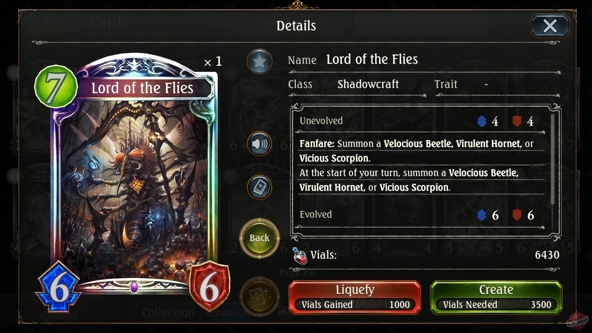 Скриншот из игры Shadowverse CCG - 1