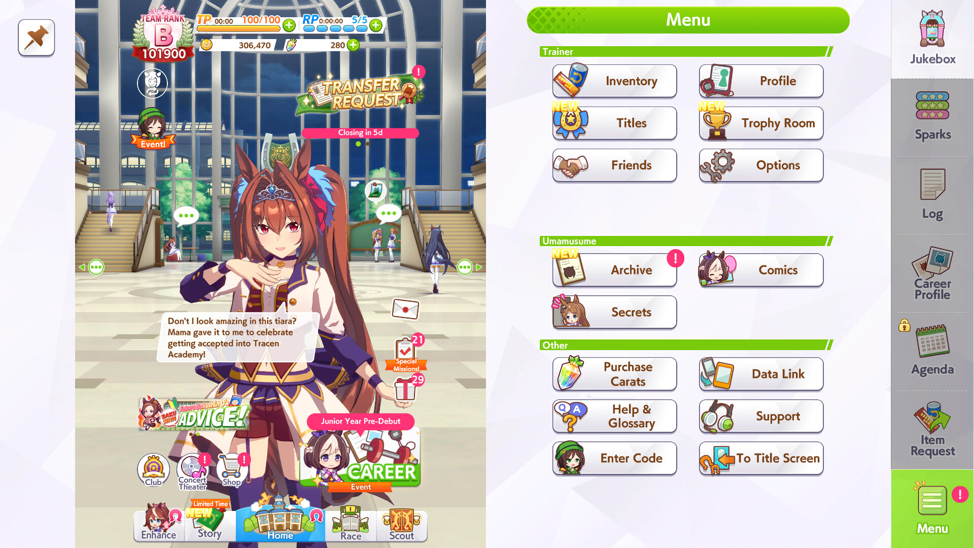 Скриншот из игры Umamusume: Pretty Derby - 7