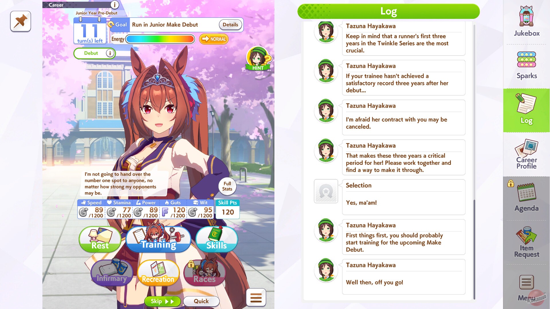 Скриншот из игры Umamusume: Pretty Derby - 2