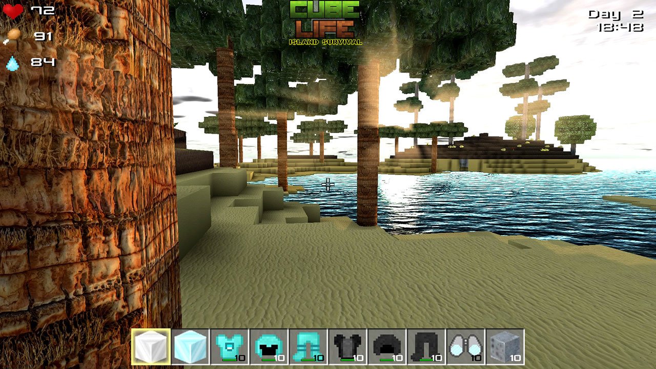 Скриншот из игры Cube Life: Island Survival - 2