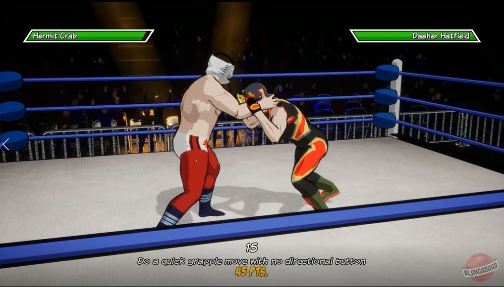 Скриншот из игры Action Arcade Wrestling - 1