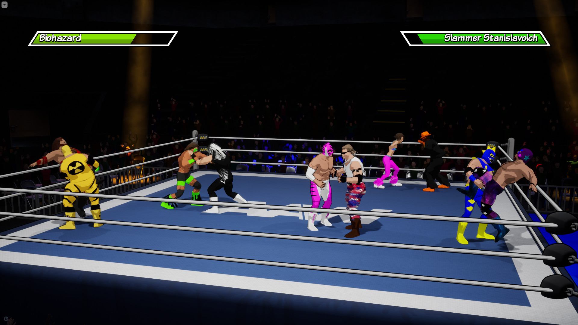 Скриншот из игры Action Arcade Wrestling - 3