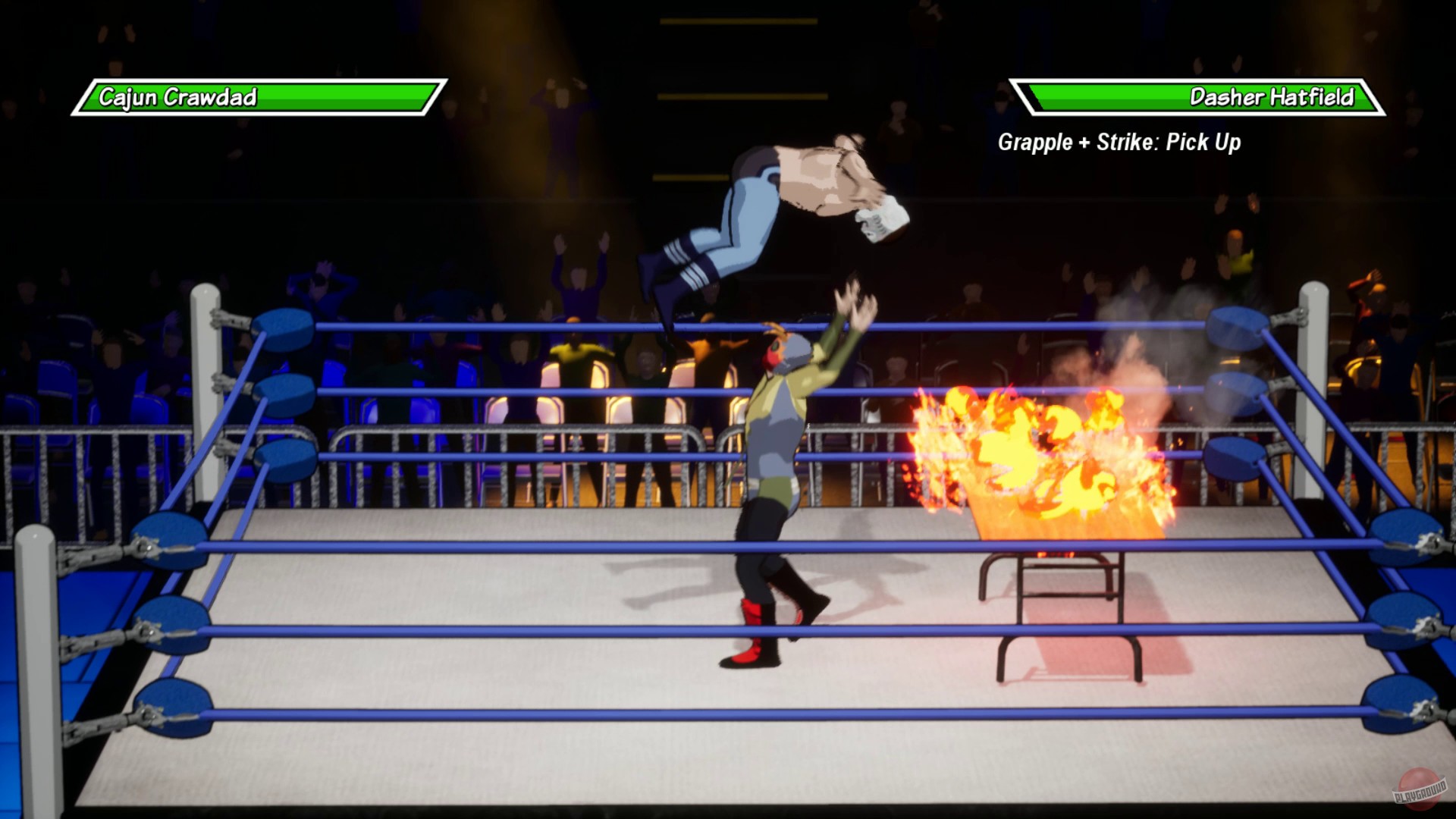 Скриншот из игры Action Arcade Wrestling - 4