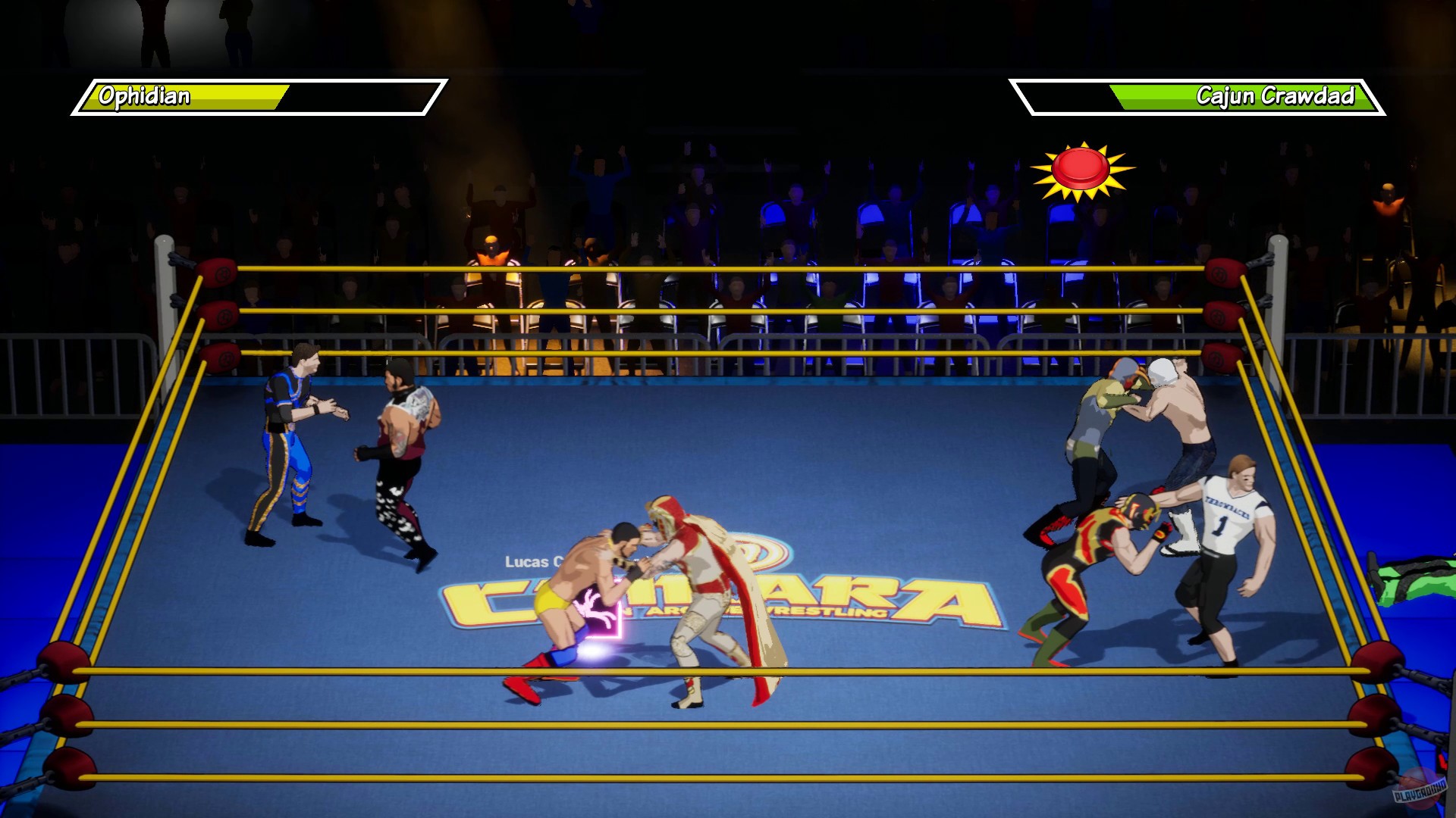 Скриншот из игры Action Arcade Wrestling - 6