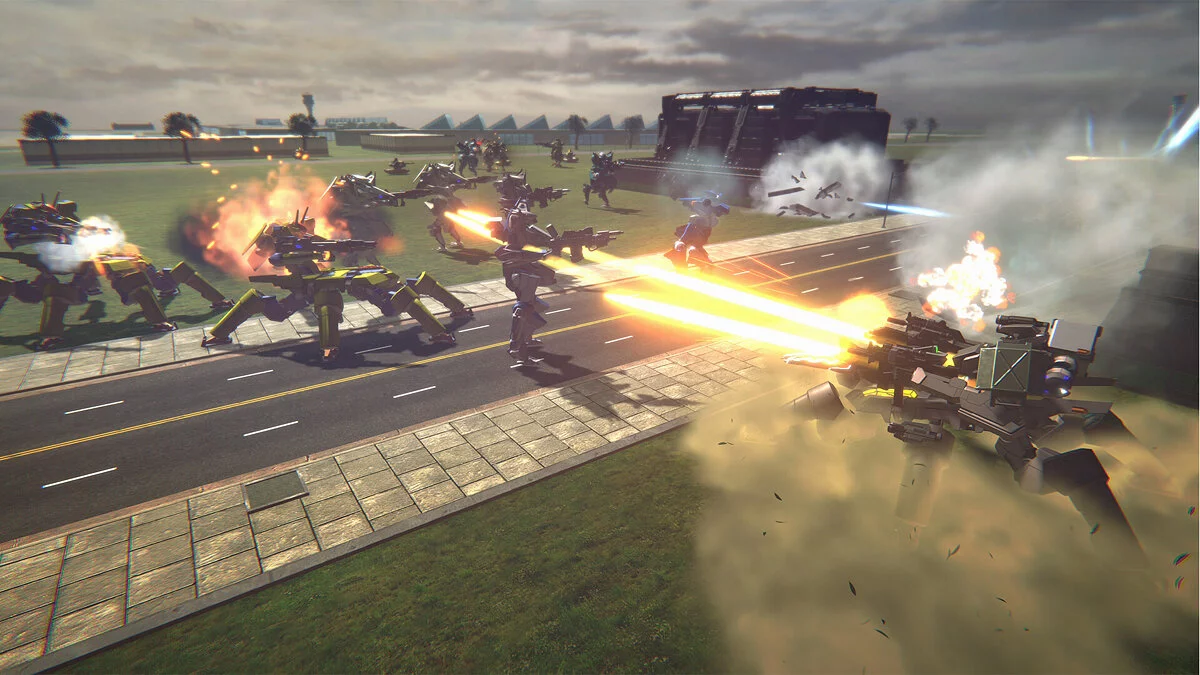 Скриншот из игры Custom Mech Wars - 4