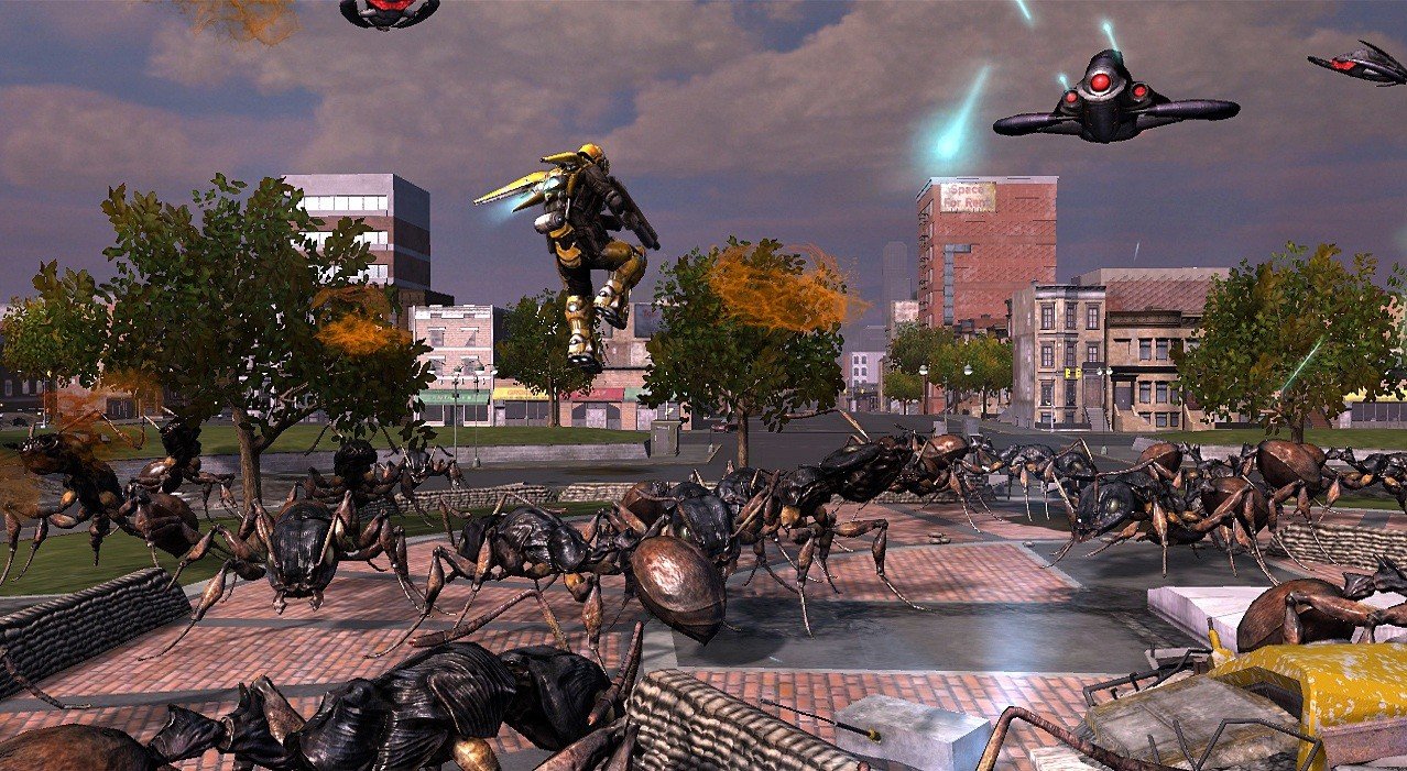 Скриншот из игры Earth Defense Force: Insect Armageddon - 23