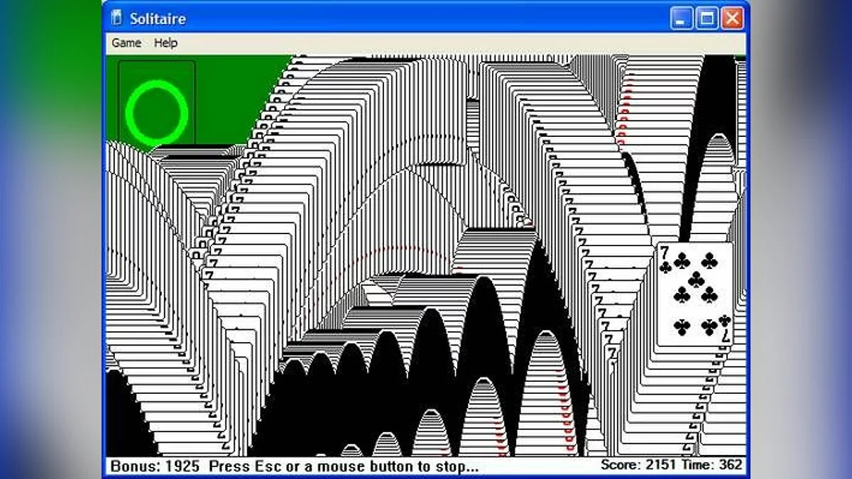 Скриншот из игры Microsoft Solitaire - 3