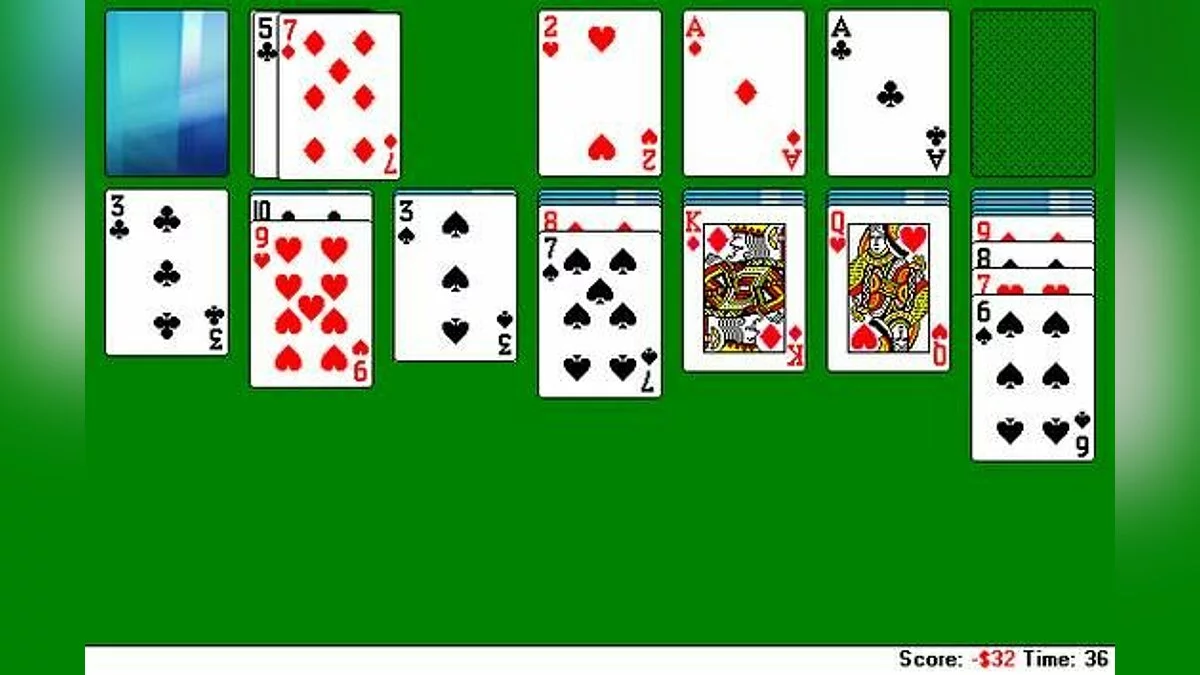 Скриншот из игры Microsoft Solitaire - 2