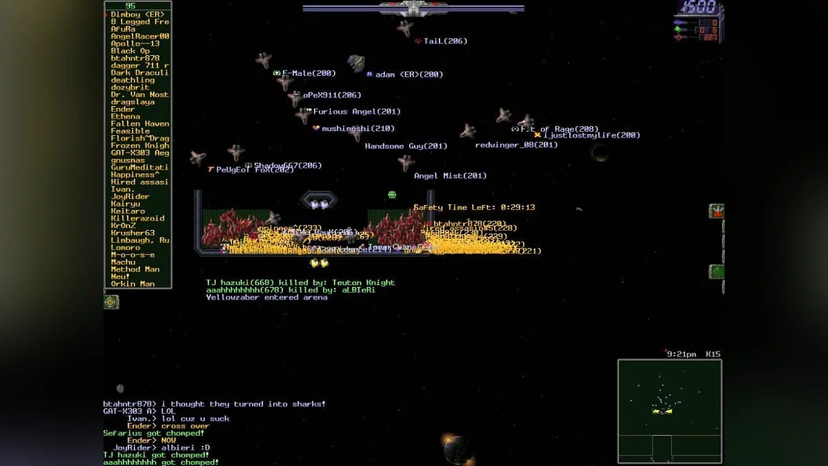 Скриншот из игры SubSpace - 2