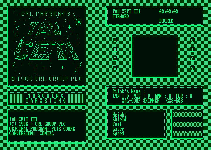 Скриншот из игры Tau Ceti - 8