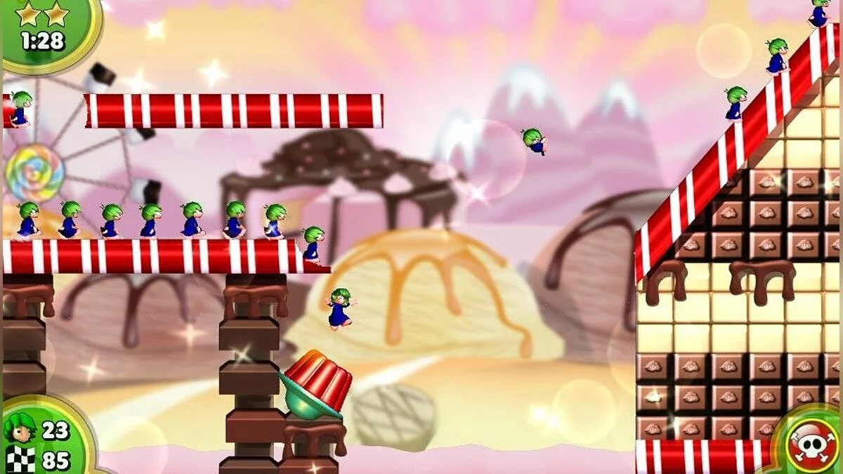 Скриншот из игры Lemmings Touch - 14