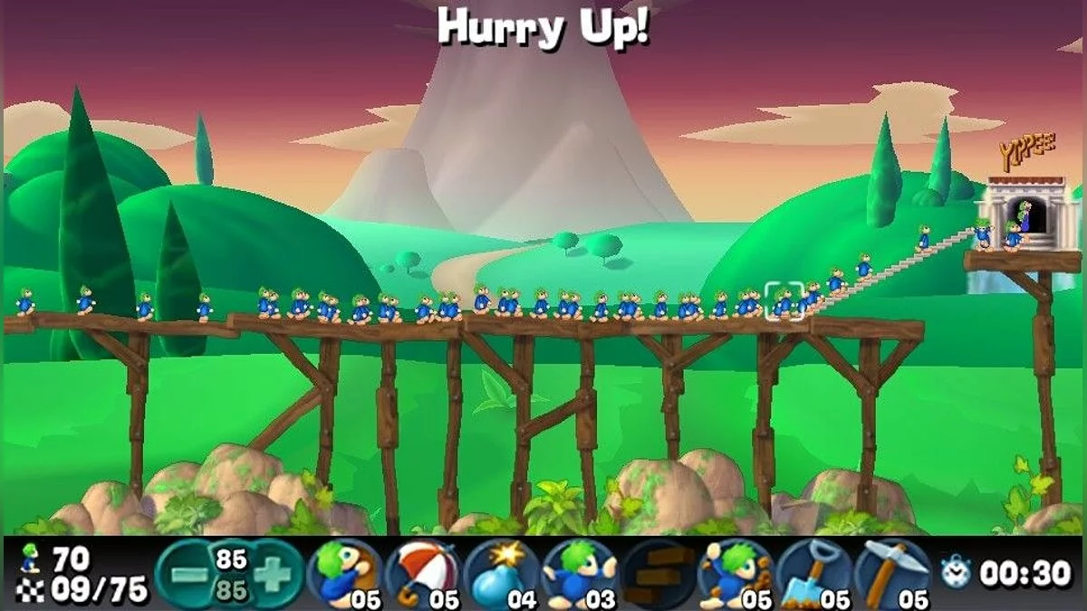 Скриншот из игры Lemmings Touch - 12