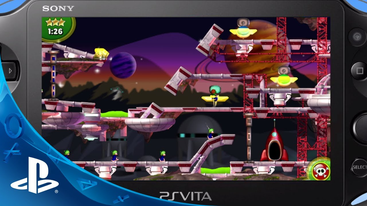 Скриншот из игры Lemmings Touch - 1