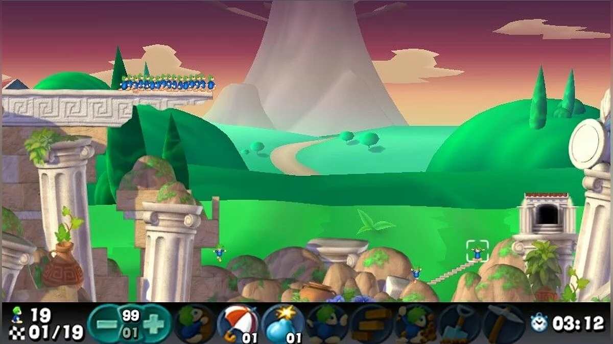 Скриншот из игры Lemmings Touch - 13