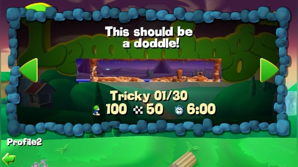 Скриншот из игры Lemmings Touch - 9