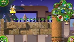 Скриншот из игры Lemmings Touch - 6