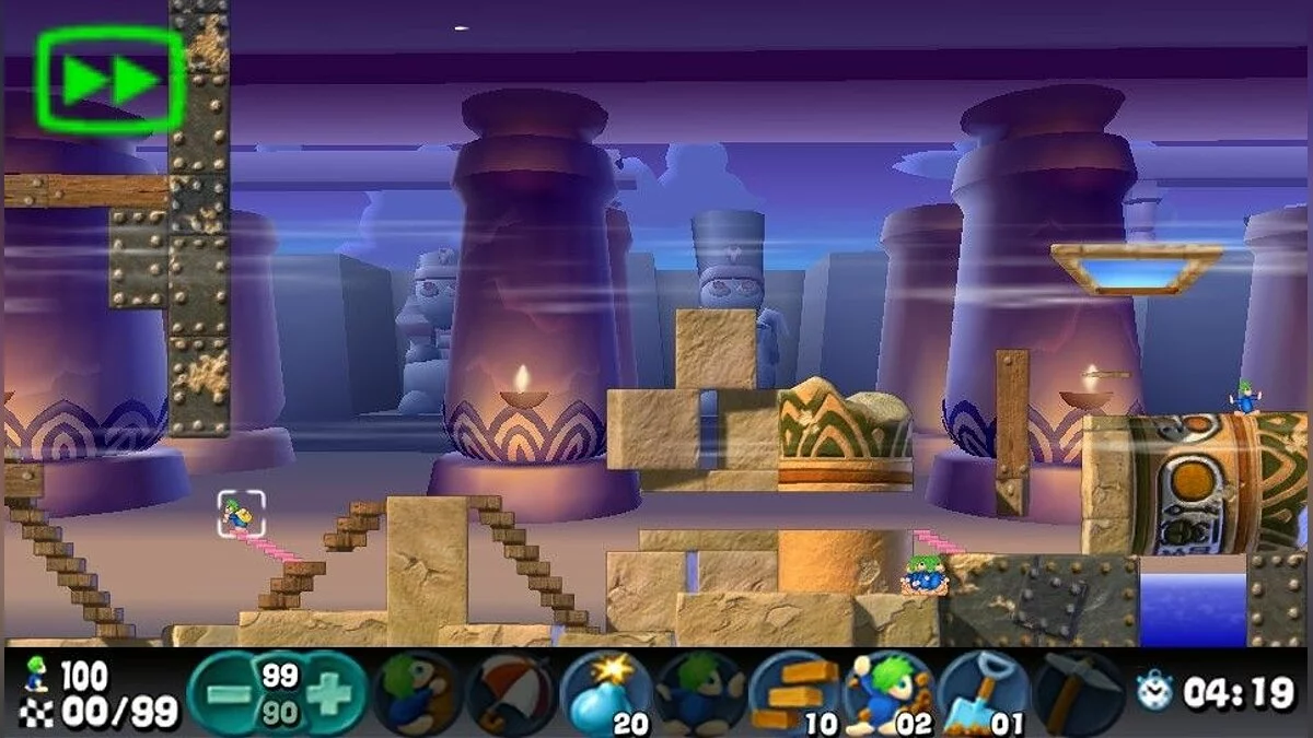 Скриншот из игры Lemmings Touch - 7