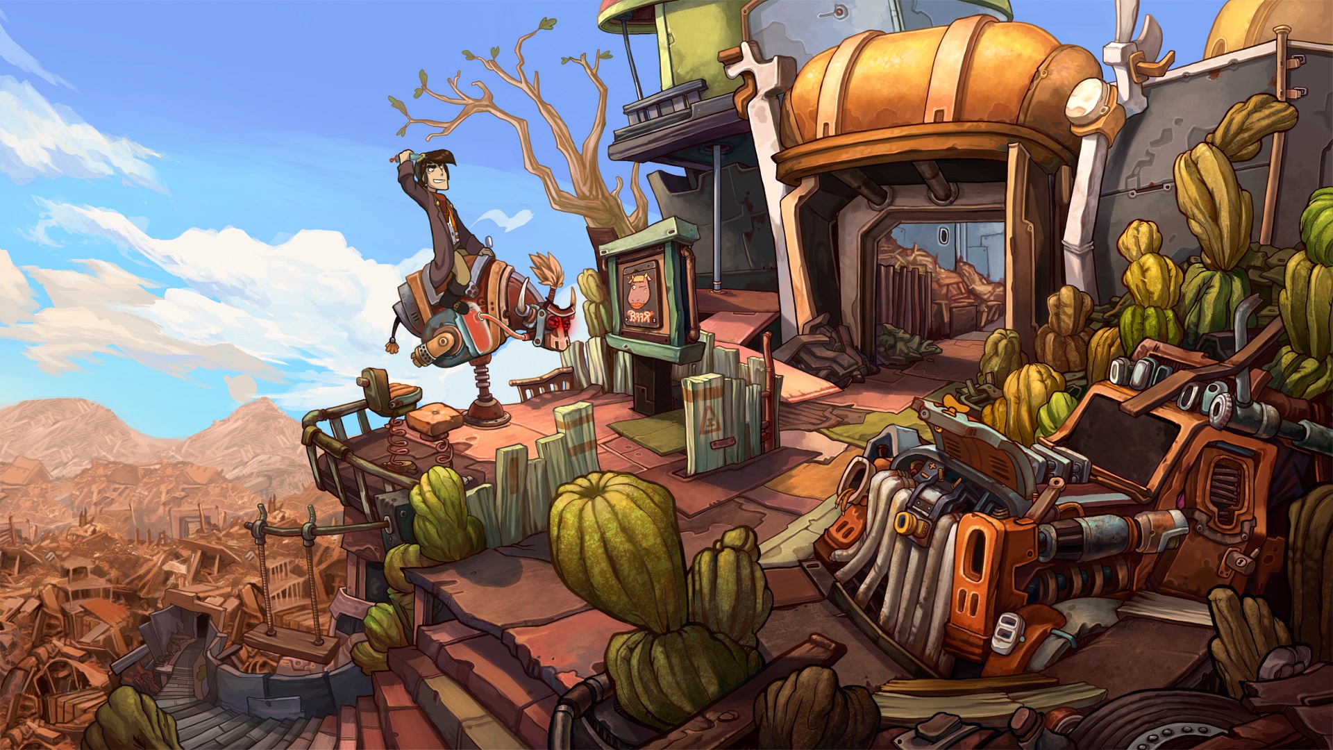 Скриншот из игры Deponia: The Complete Journey - 12