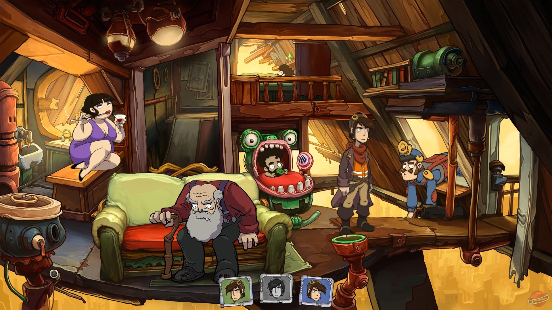 Скриншот из игры Goodbye Deponia - 24