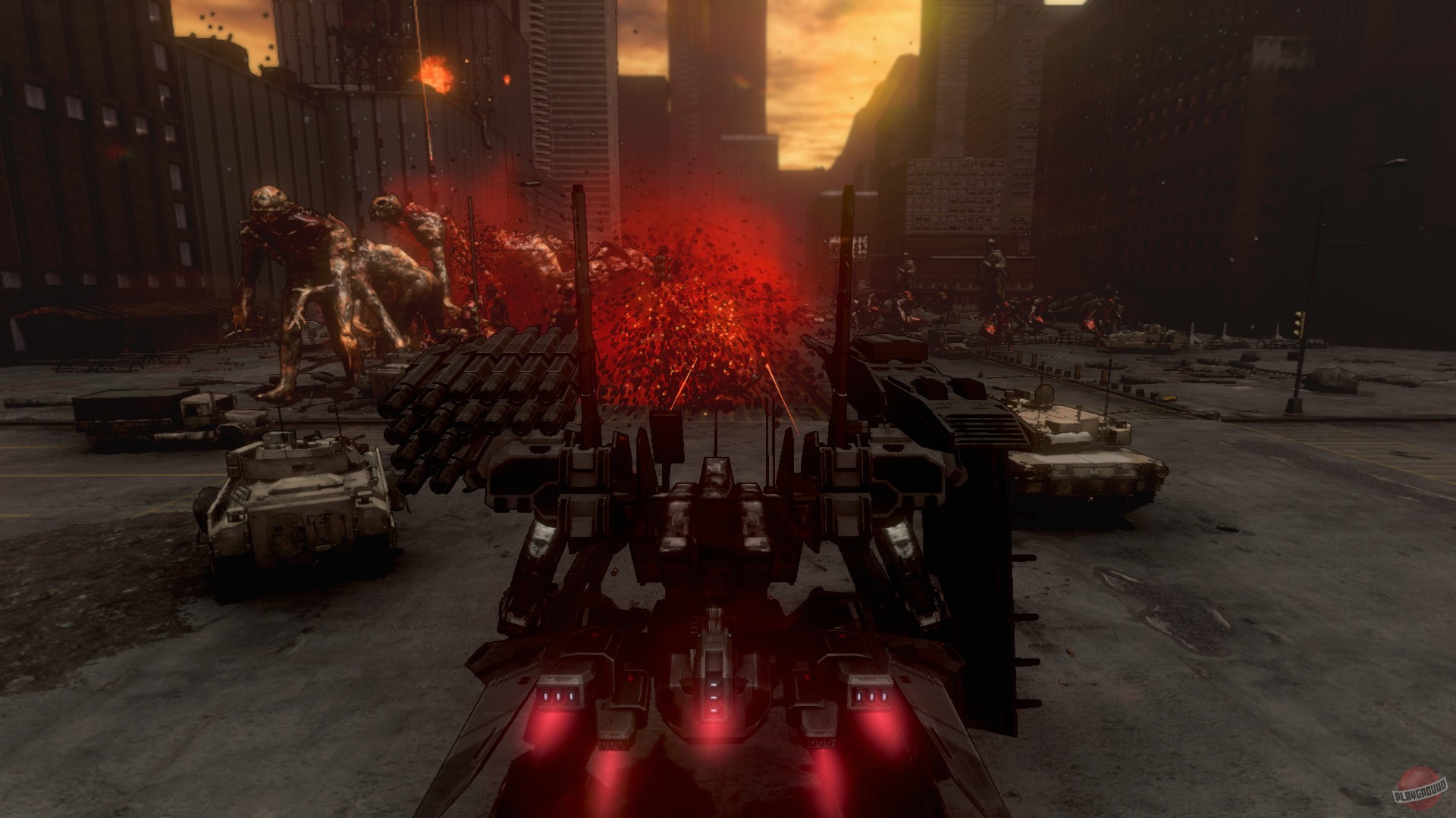 Скриншот из игры Mecha Knigts: Nightmare - 1