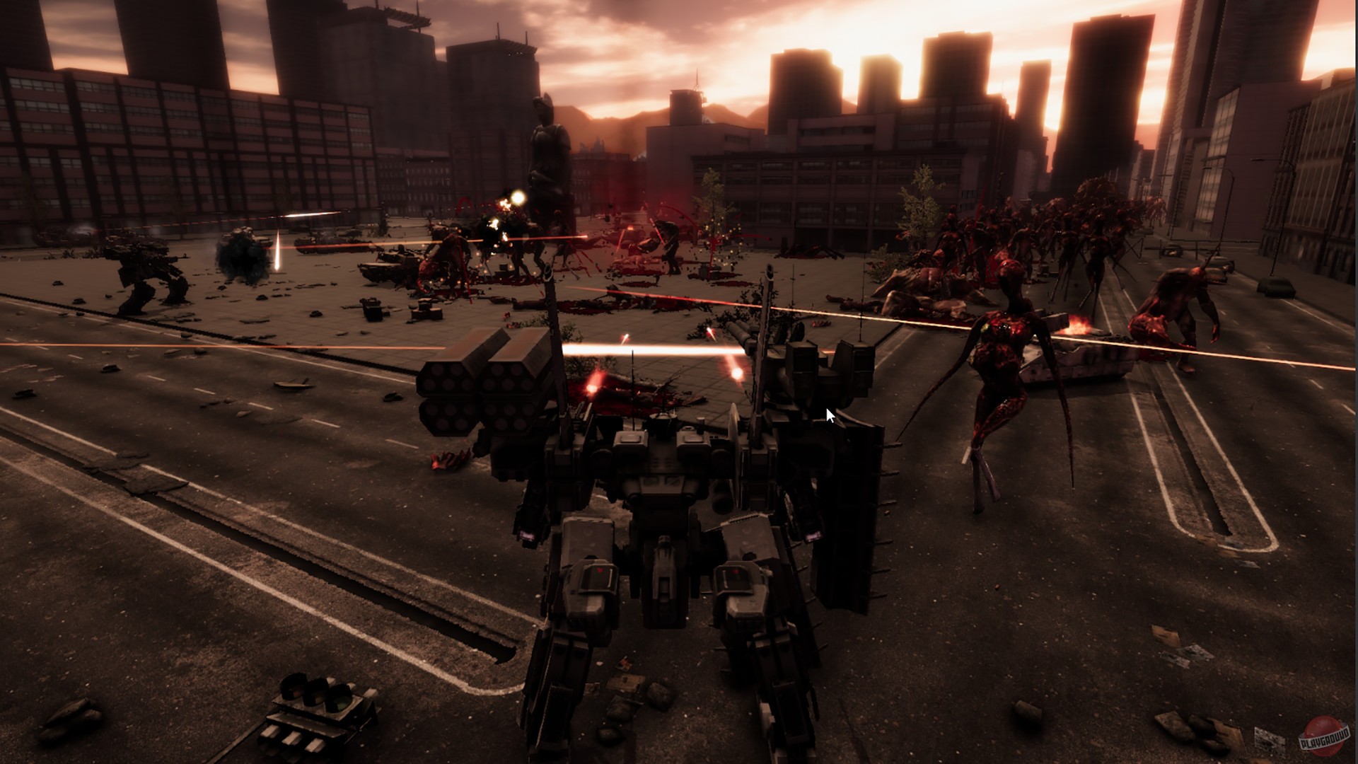 Скриншот из игры Mecha Knigts: Nightmare - 4